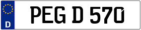 Truck License Plate